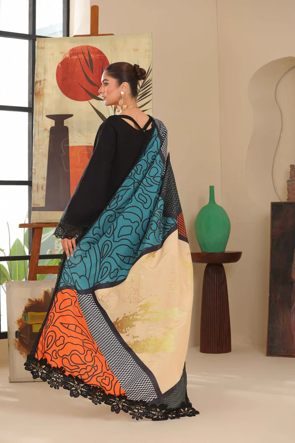 ONYX EMBROIDERED KARANDI 3 PCS