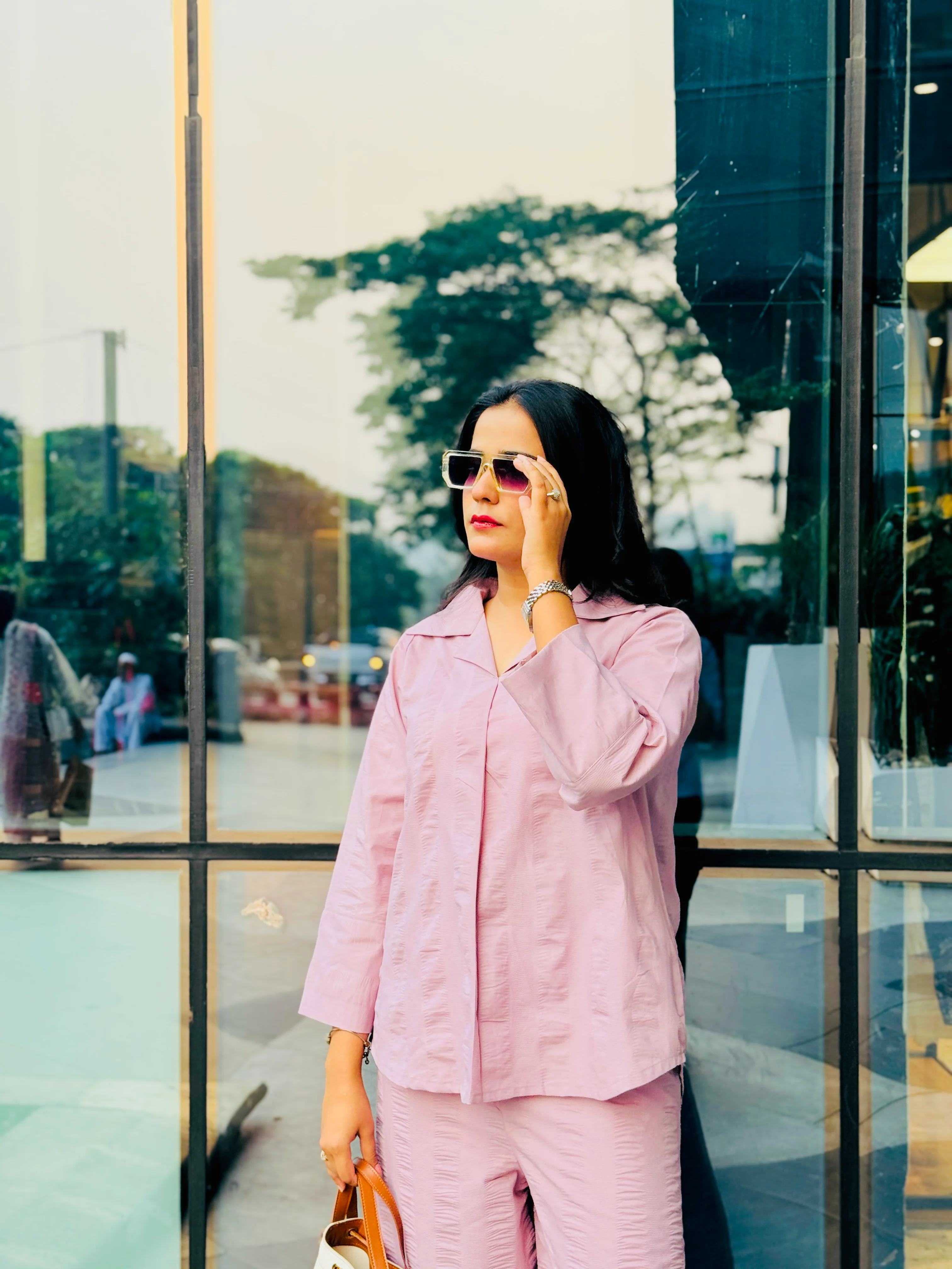 SMART FIT SEERSUCKER COTTON CO ORD SET