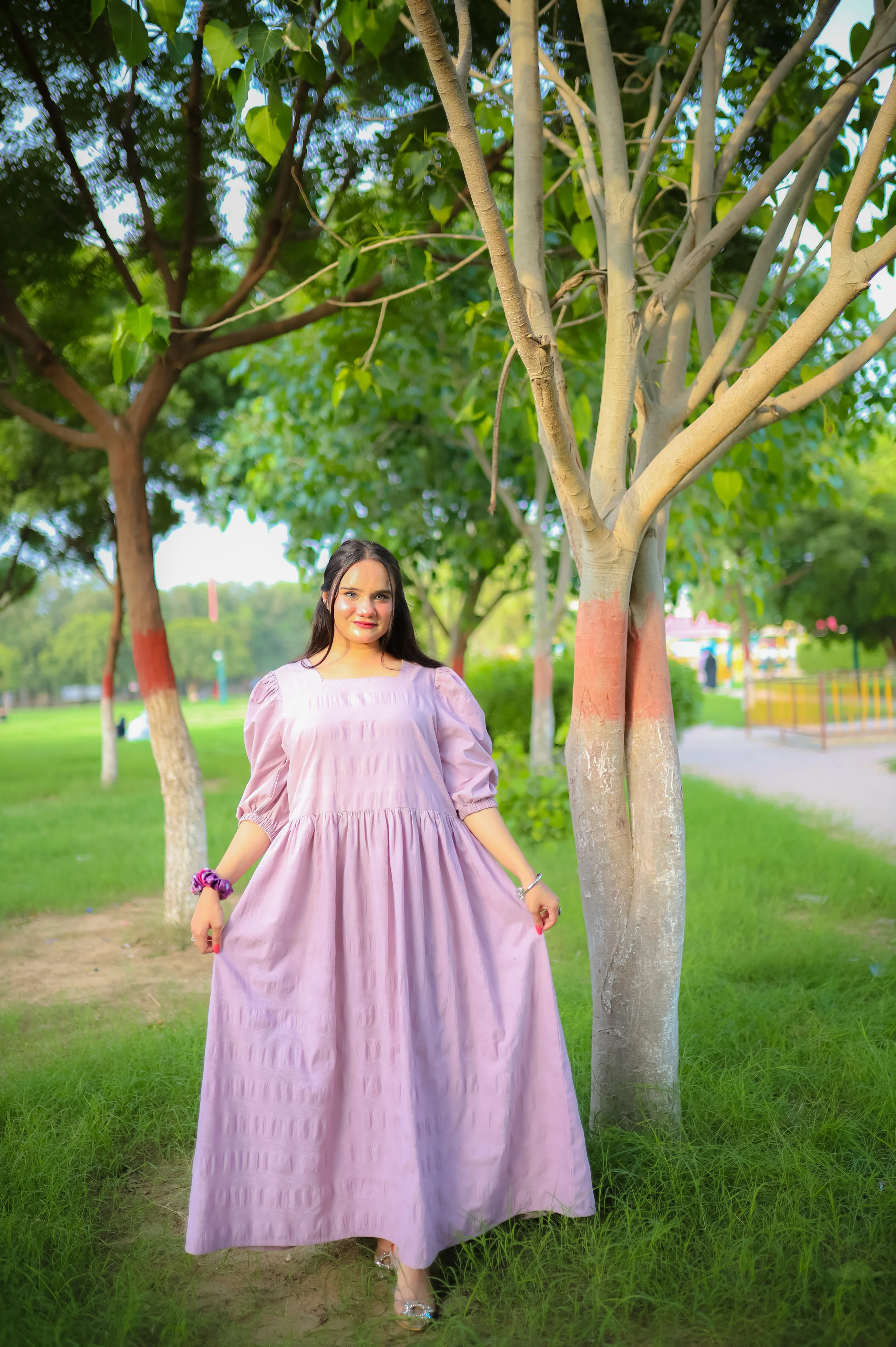 SEER SUCKER COTTON WOMEN DRESS ELEGANT AMP COMFORTABLE