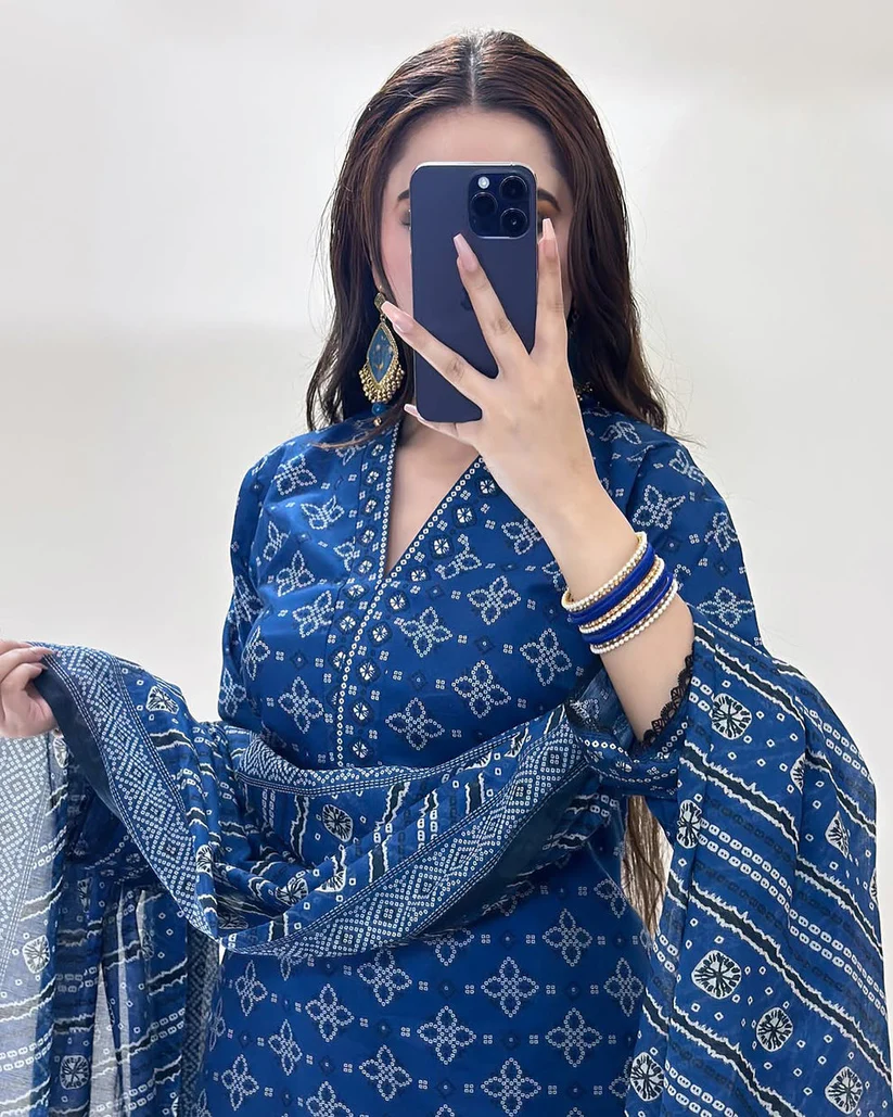 Ajrak Blue