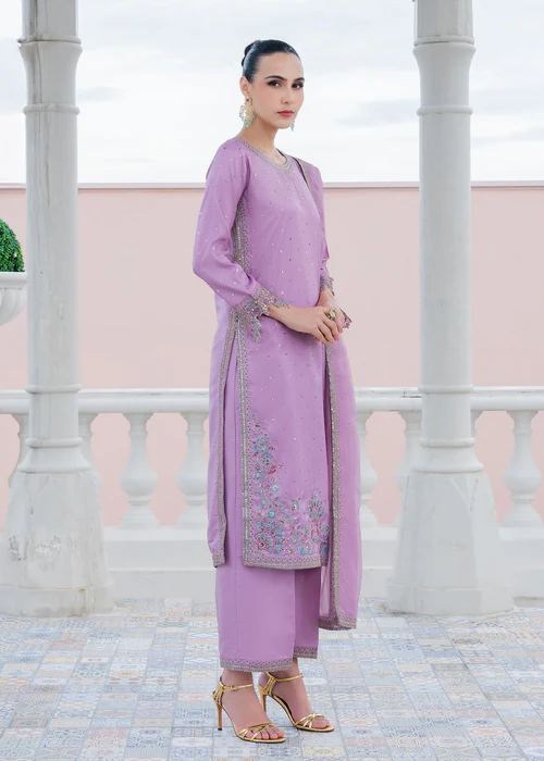 Lilac Embroided