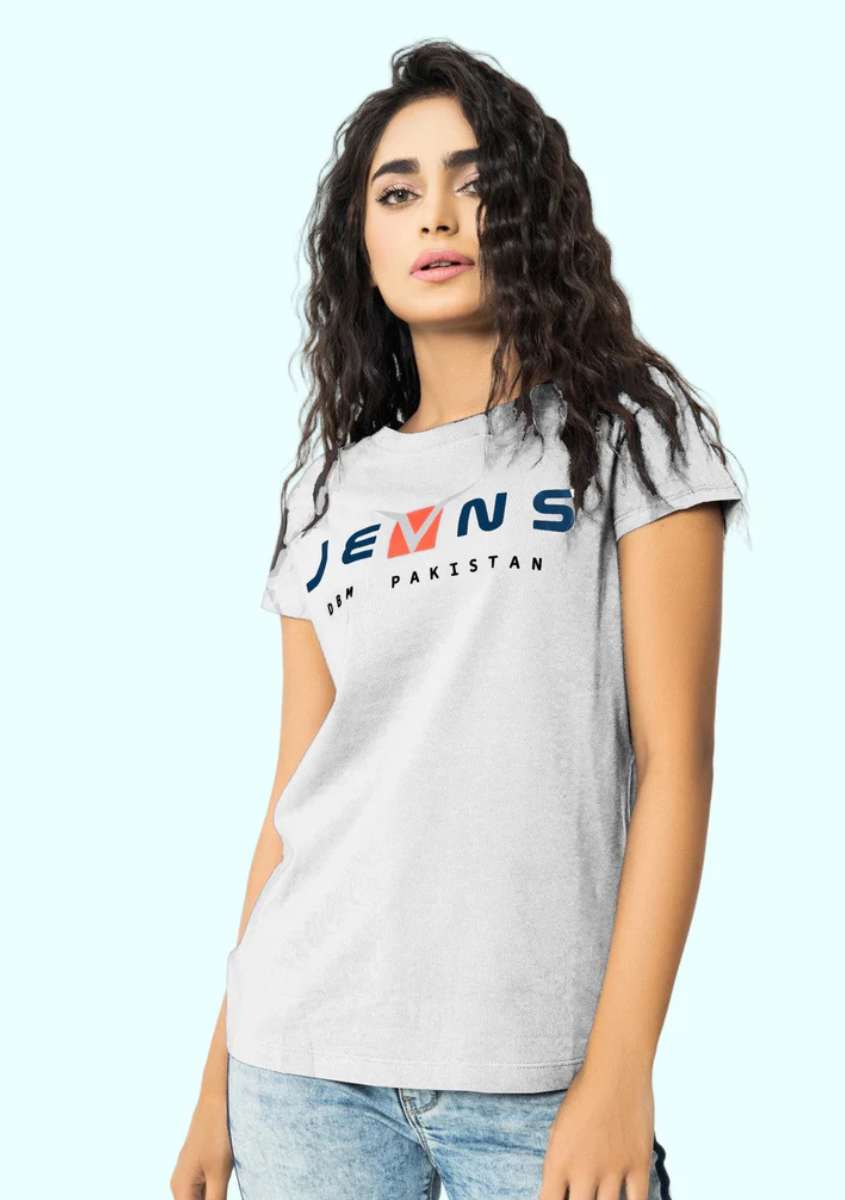White Graphic Tee