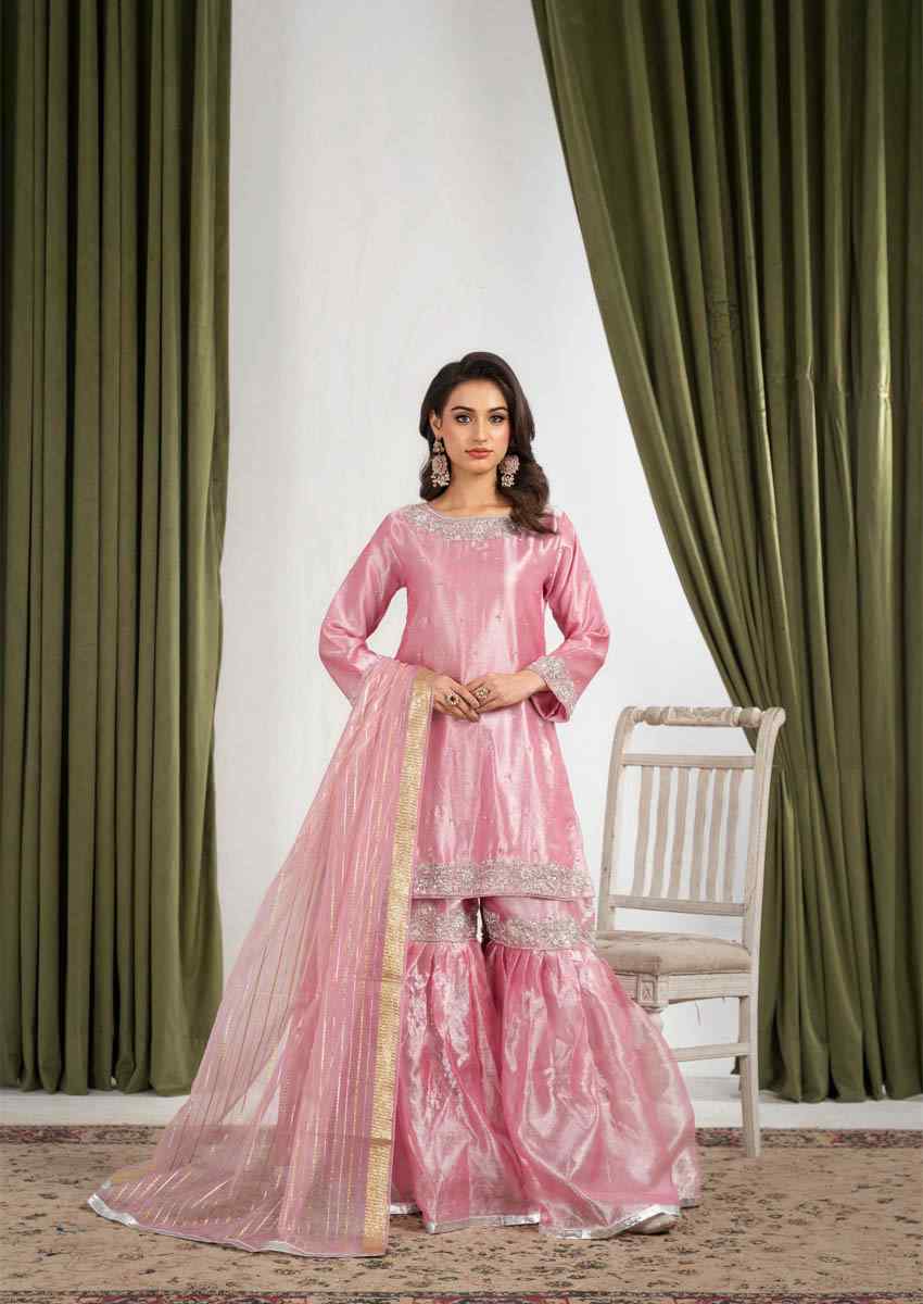 Farshi gharara Pink