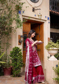 Beyza Deep Maroon Angrakha