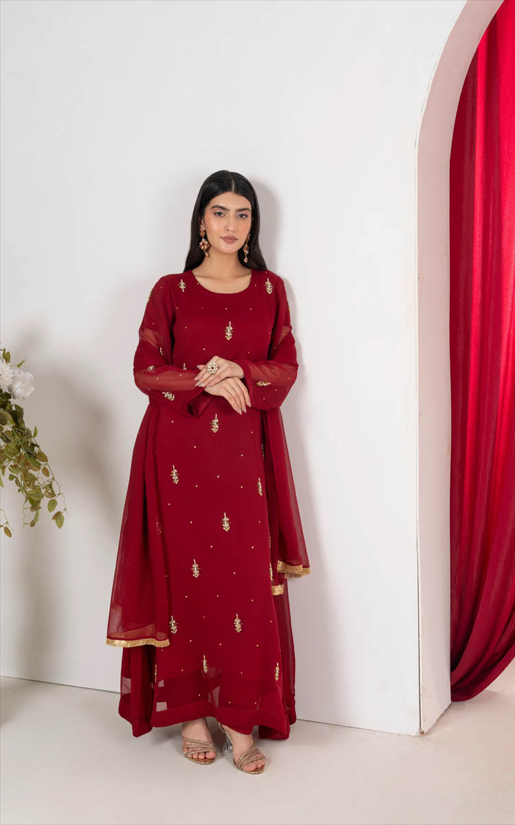 Jasmine Deep Maroon