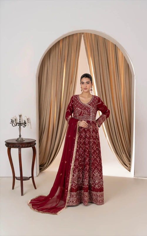 Ameera Deep Maroon