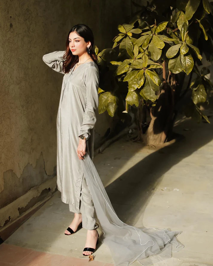 Grey three piece