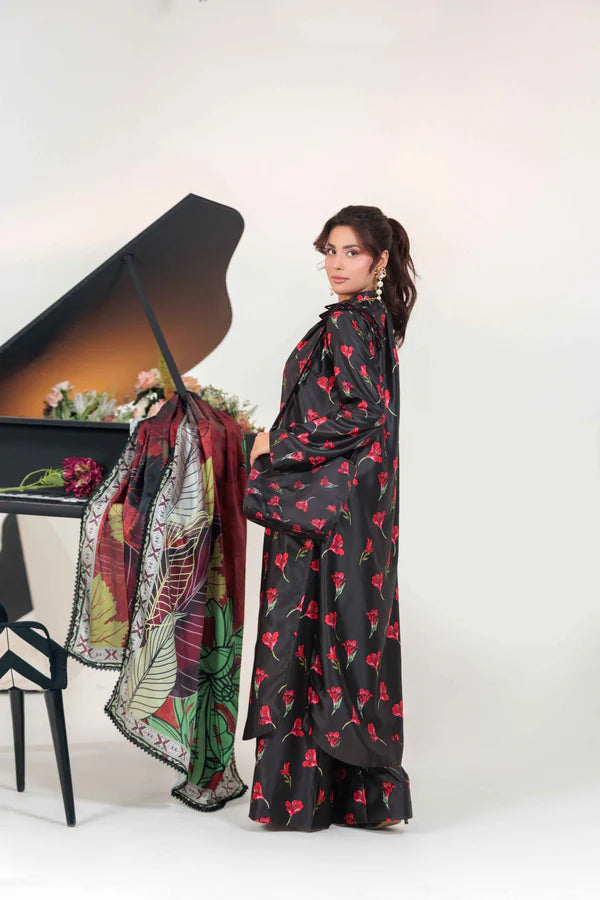 NERO SATIN SILK
