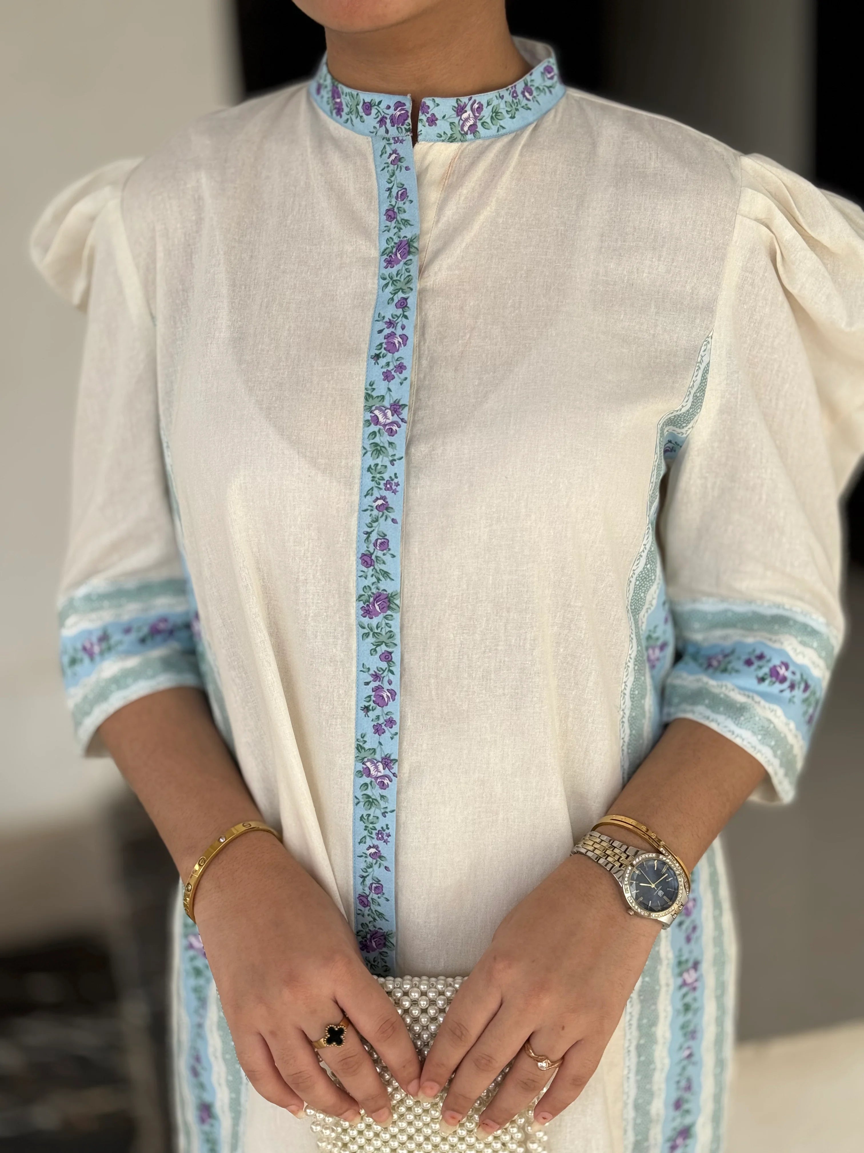 Ivory dhaka set