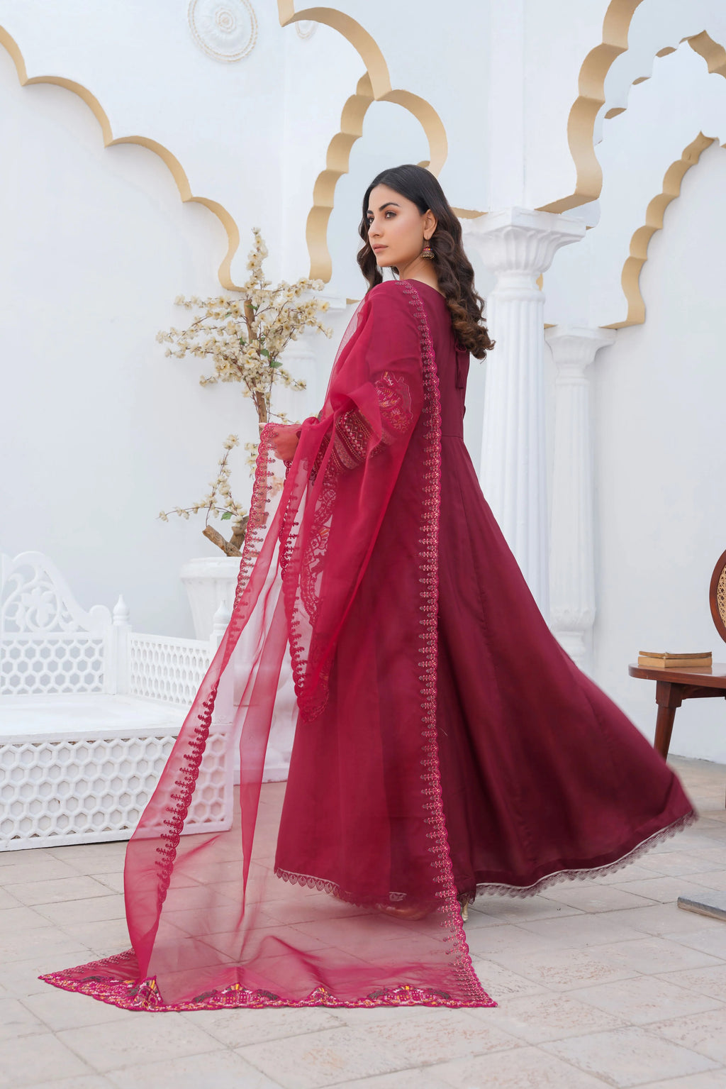 Maroon PRET Dress