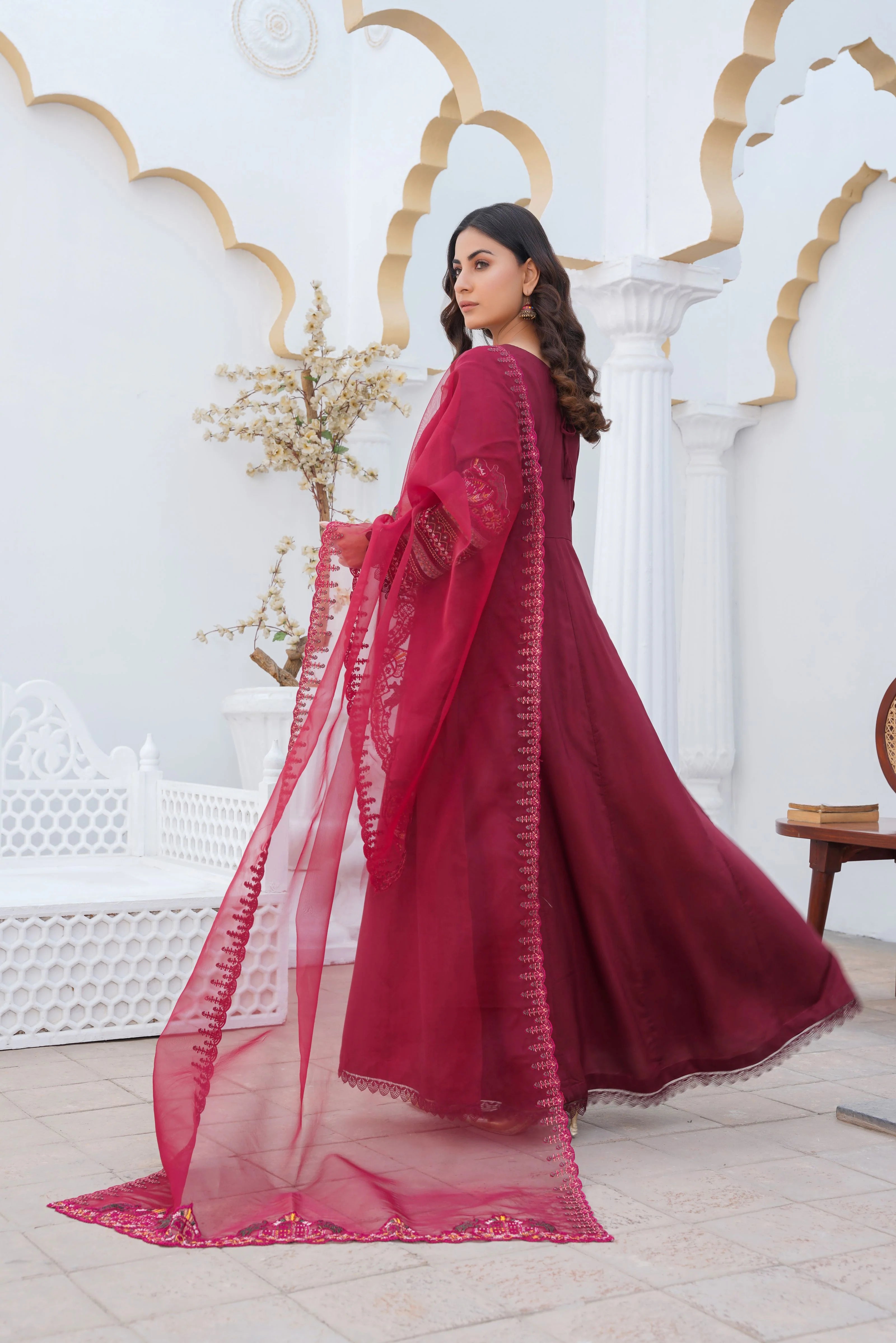 Maroon PRET Dress