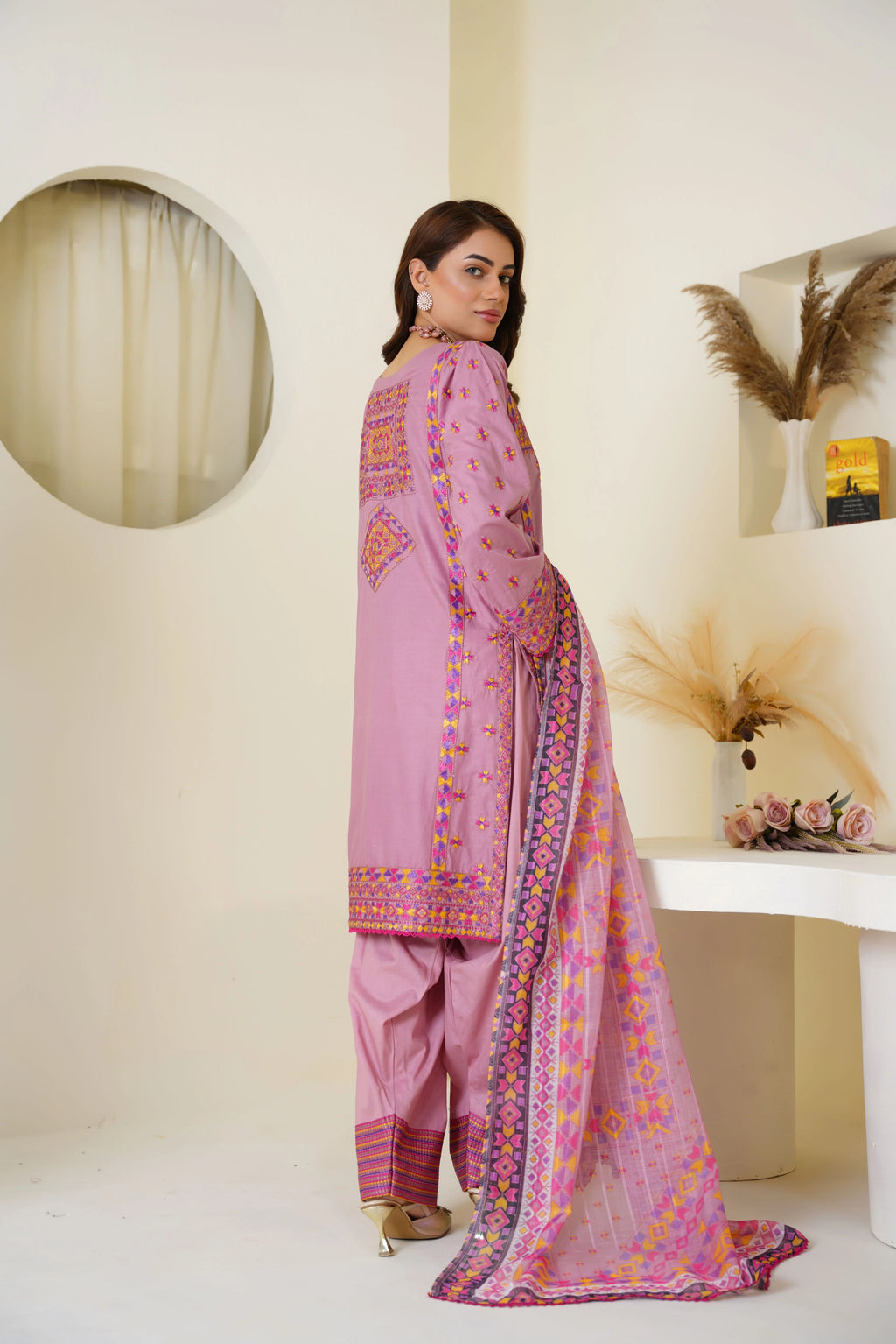Mauve Pink Suit