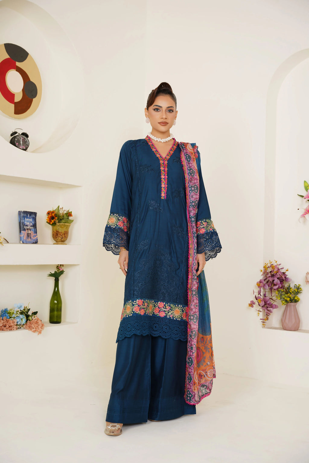 Zinc Embroidered