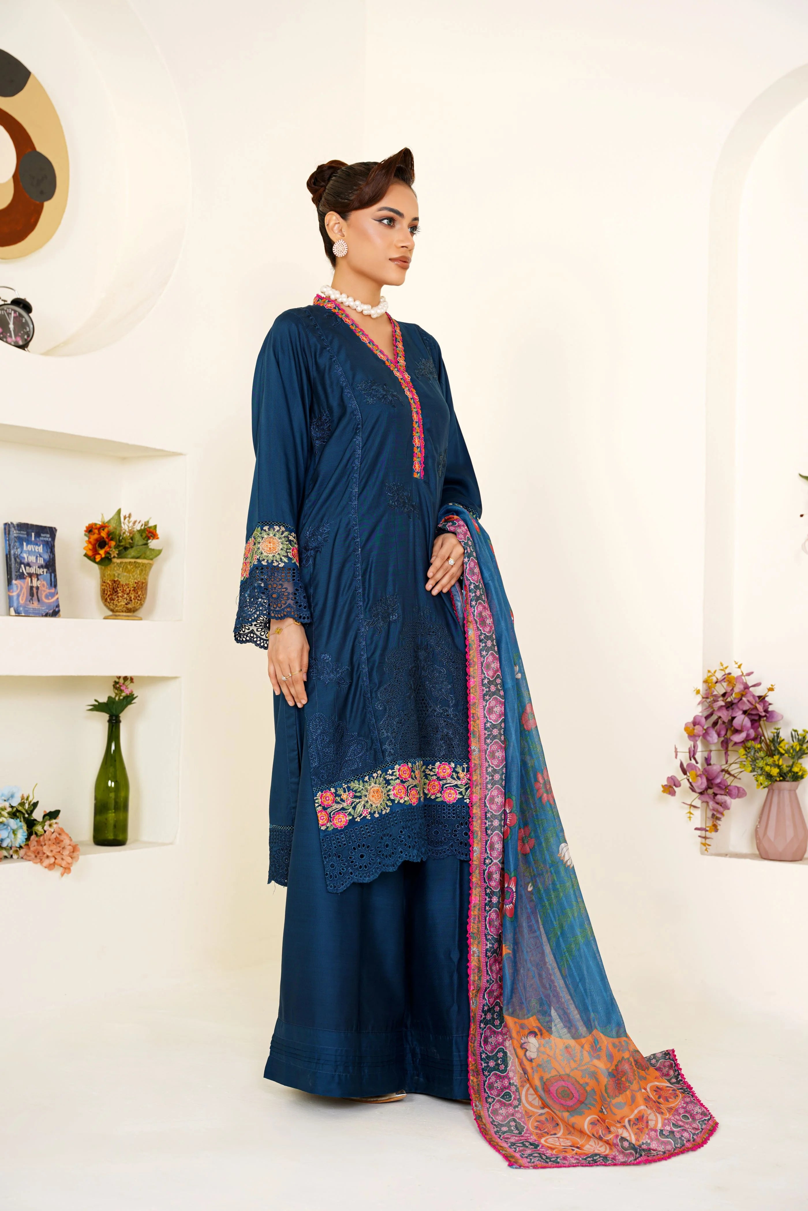 Zinc Embroidered