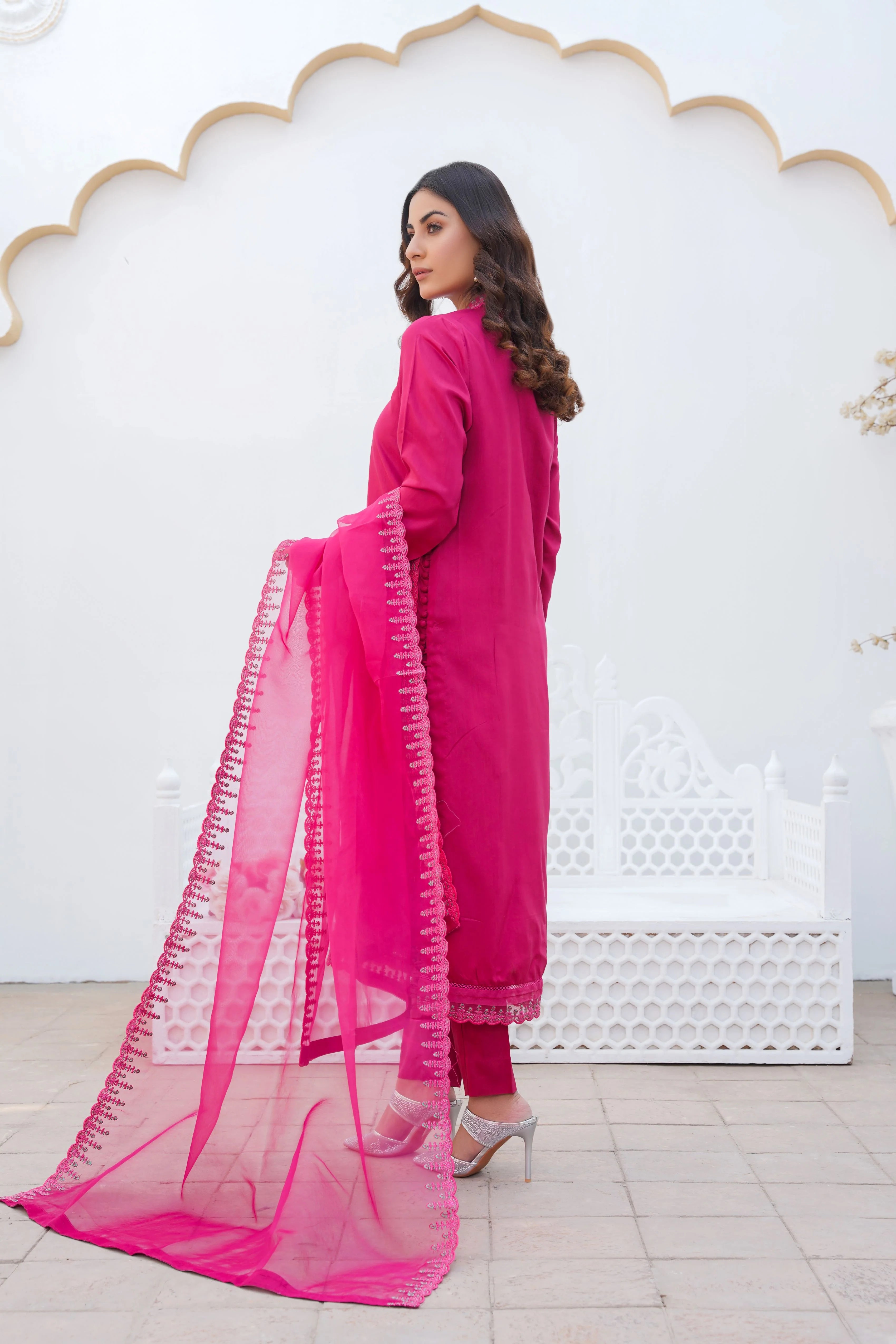 Punch Pink Dress