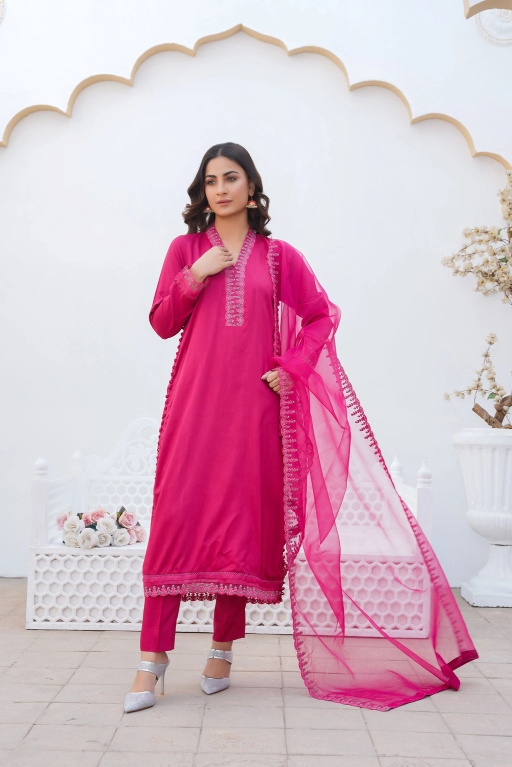 Punch Pink Dress