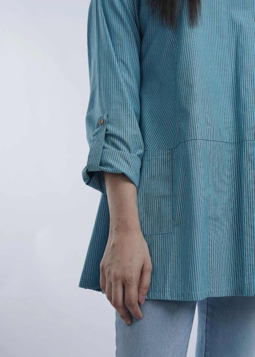 Aqua Plaidnpaisley