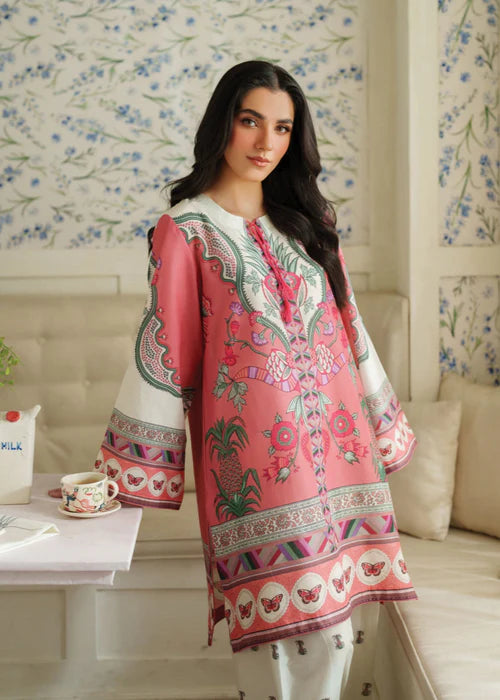 Serene Blossom Pink Printed 2 Piece