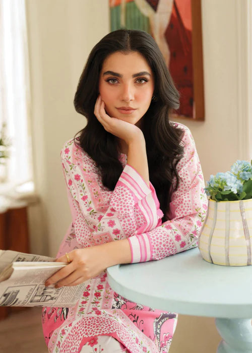 Zareen Radiant Pink Charm Shamooz 2Pc
