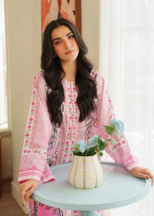Zareen Radiant Pink Charm Shamooz 2Pc