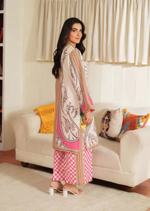 Eloura Pink Mosaic Shamoze 2Pc Suit