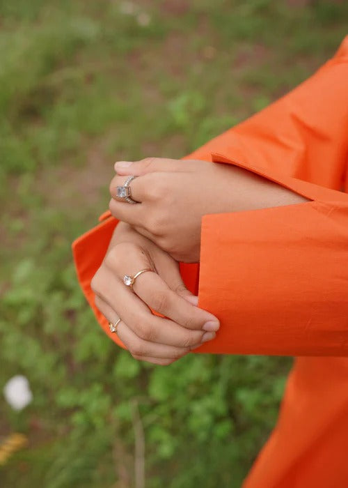 orange Co Ord Set