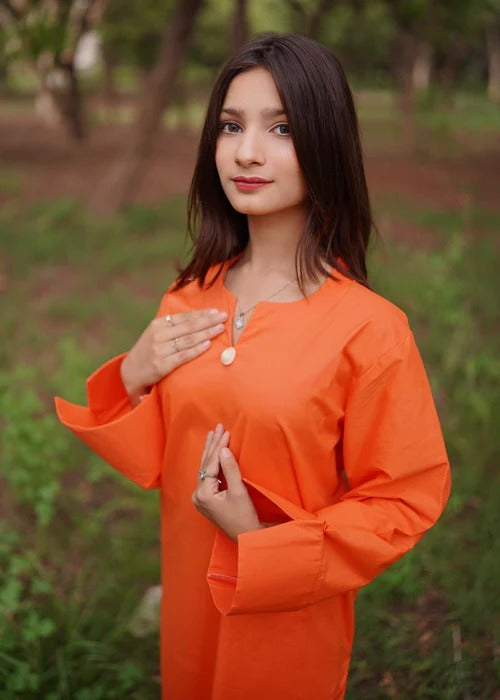 orange Co Ord Set