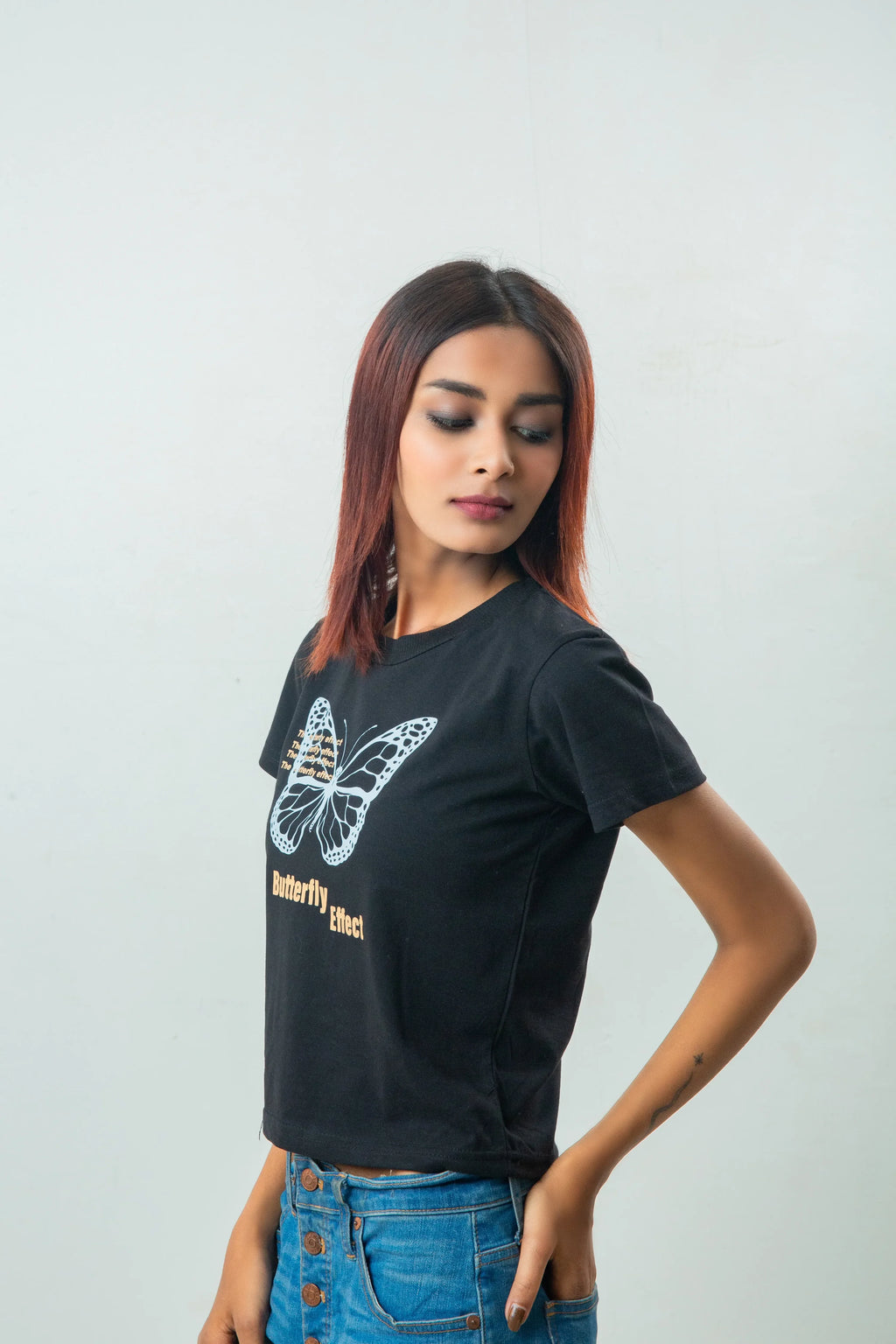 Butterfly Effect Printed T Shirt
