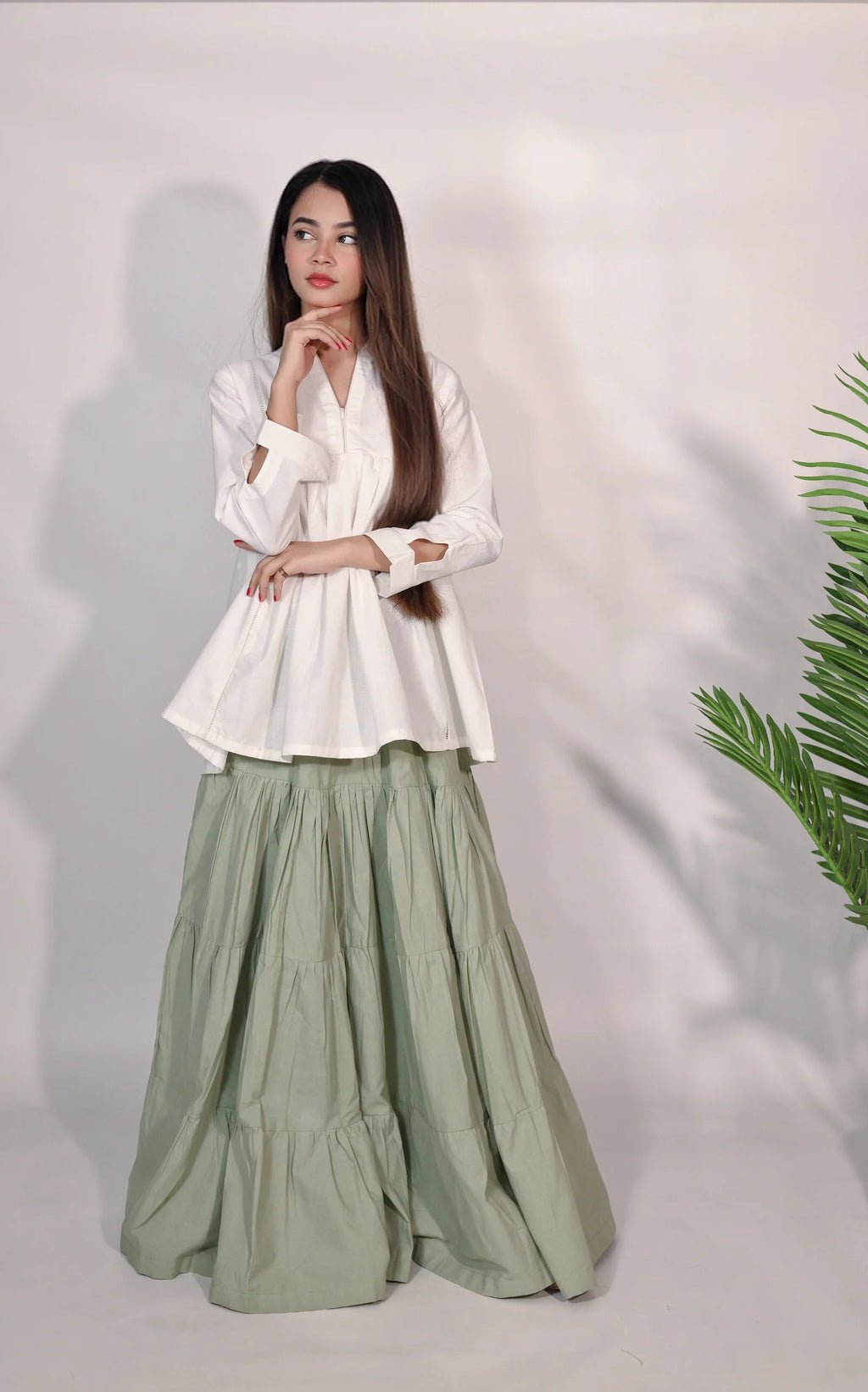 Sage Green Skirt