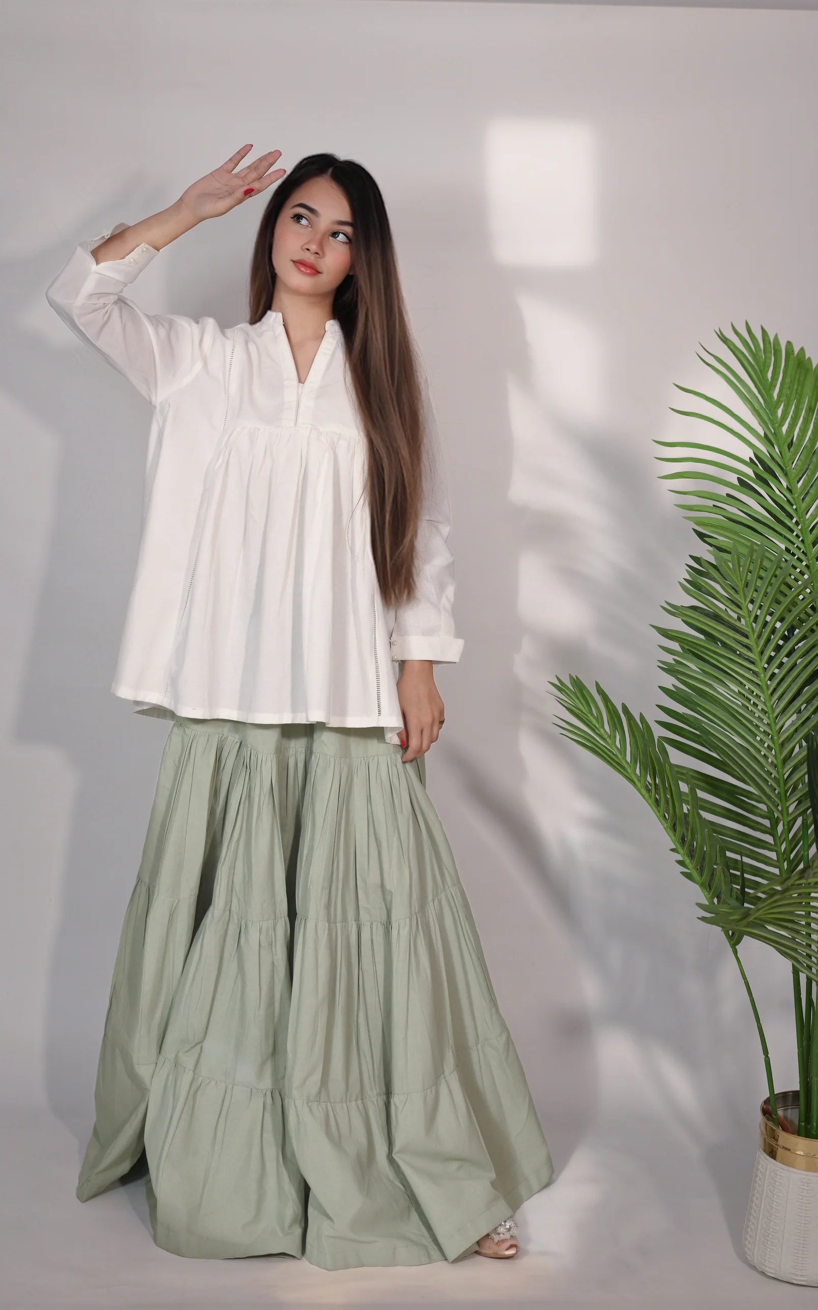 Sage Green Skirt