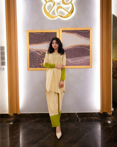 Pastel Farshi Shalwar Set