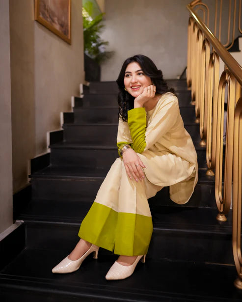 Pastel Farshi Shalwar Set