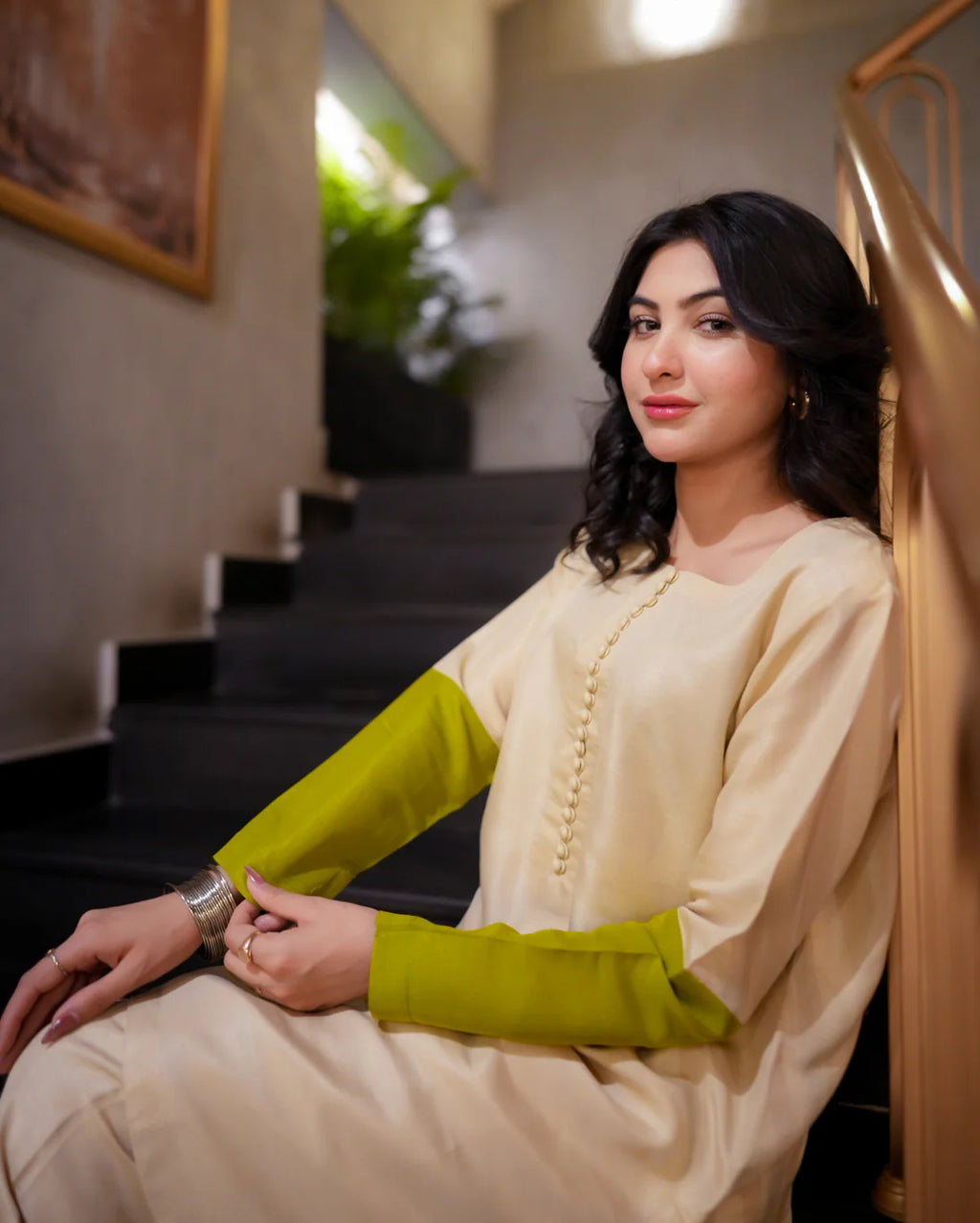 Pastel Farshi Shalwar Set