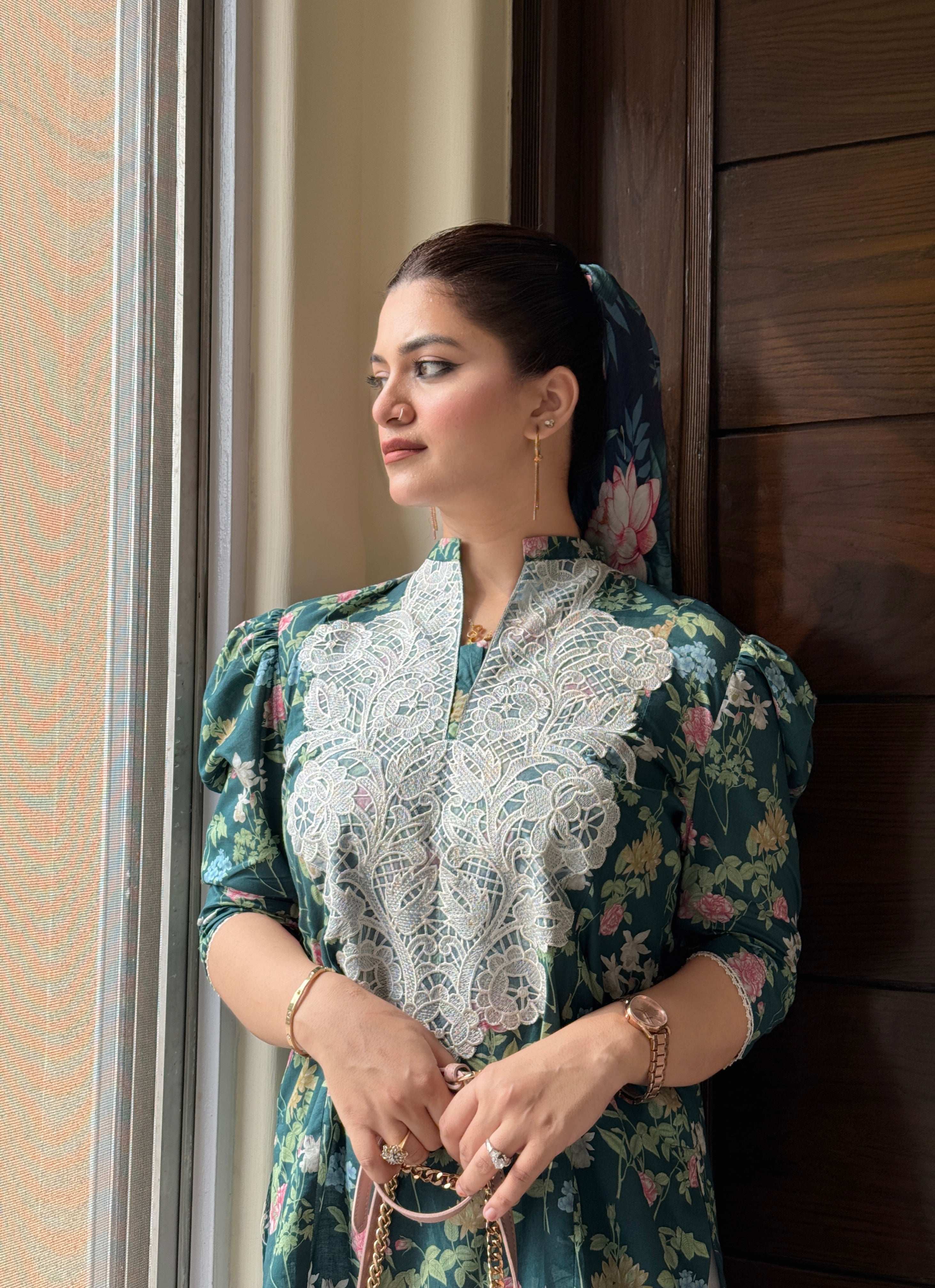 Green Farshi set