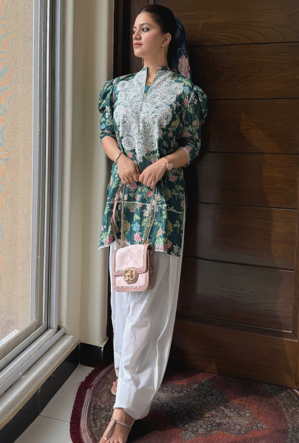 Green Farshi set