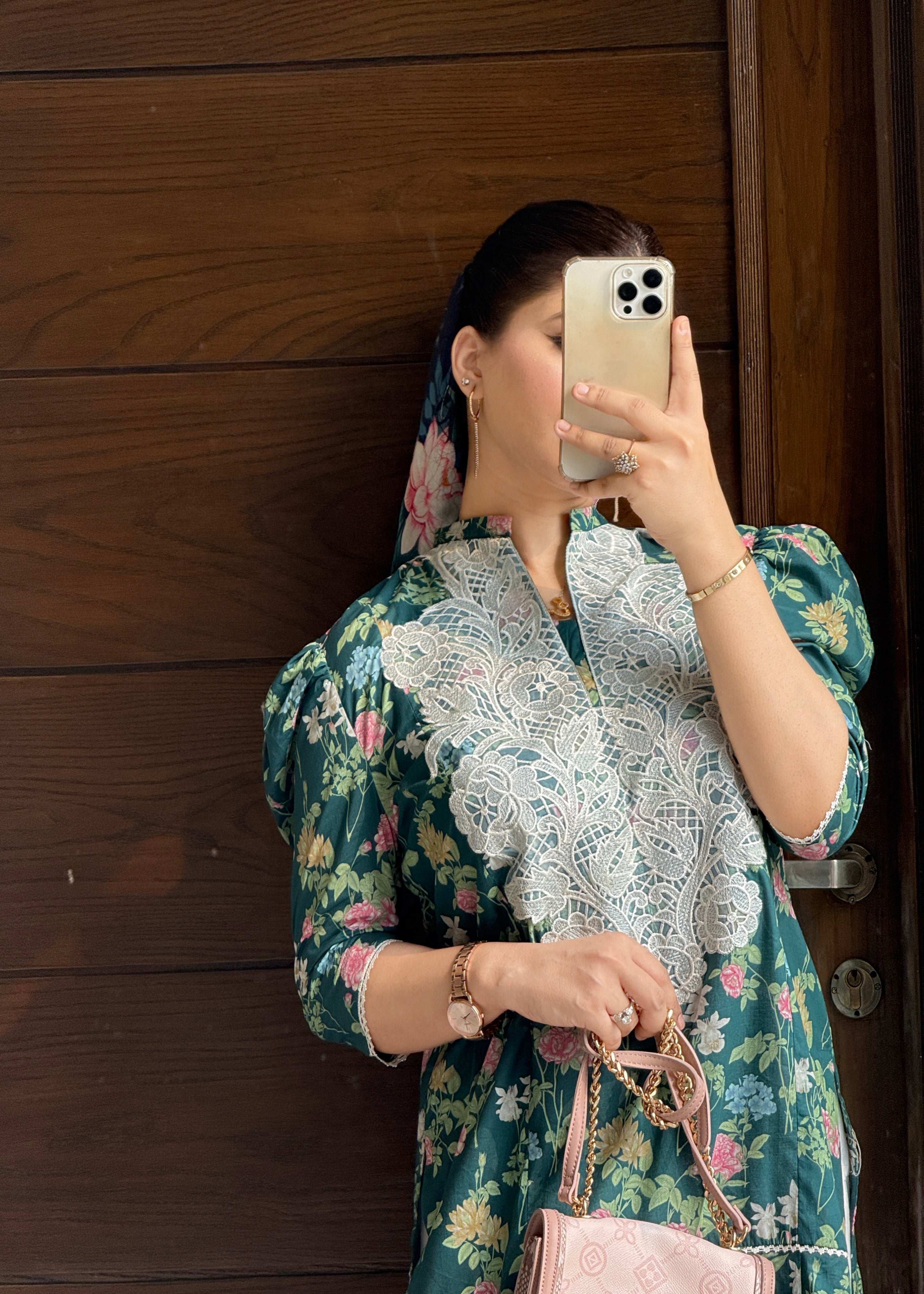 Green Farshi set