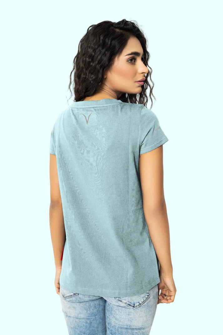 Wave Blue Graphic Tee