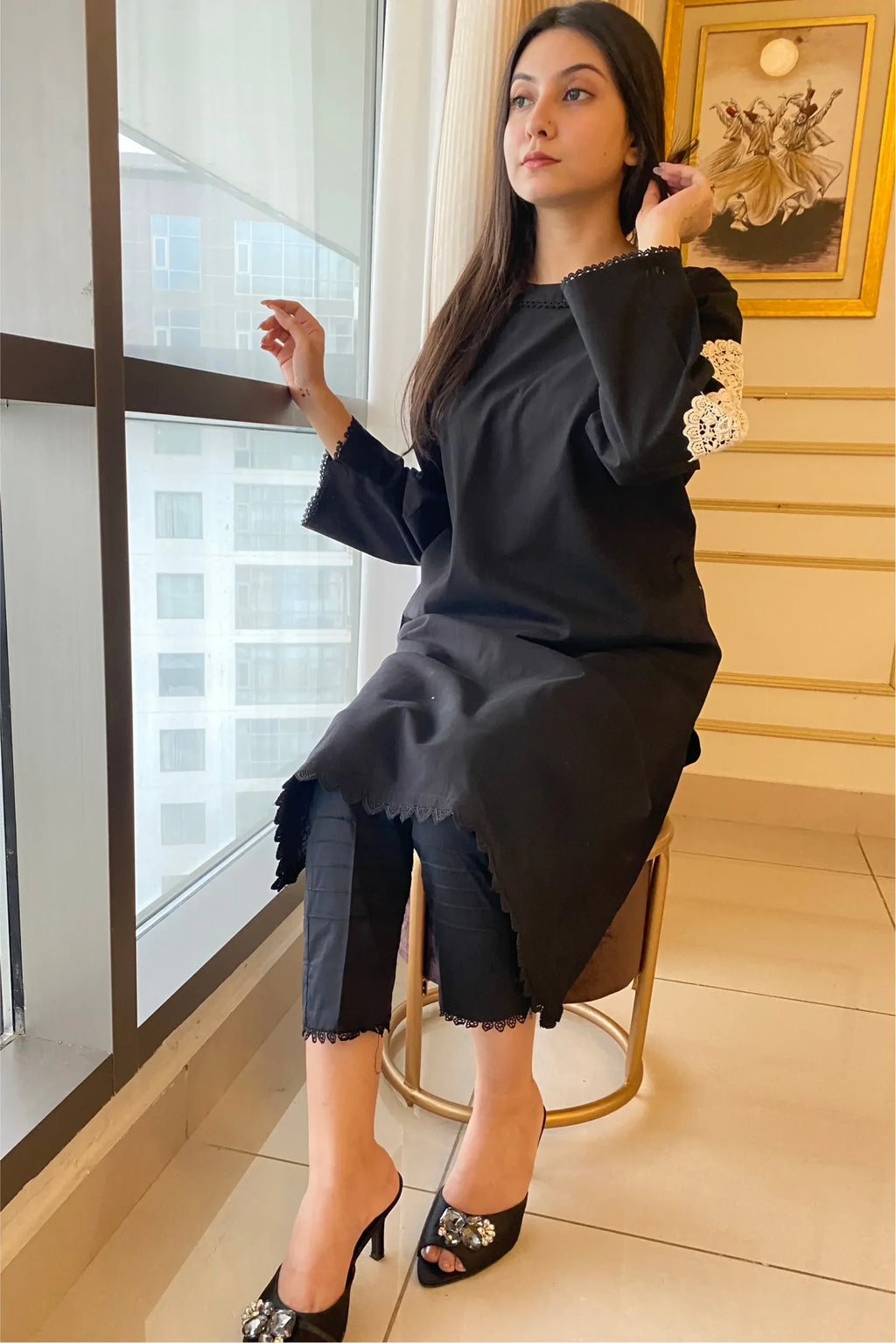 Jet Black Elegant