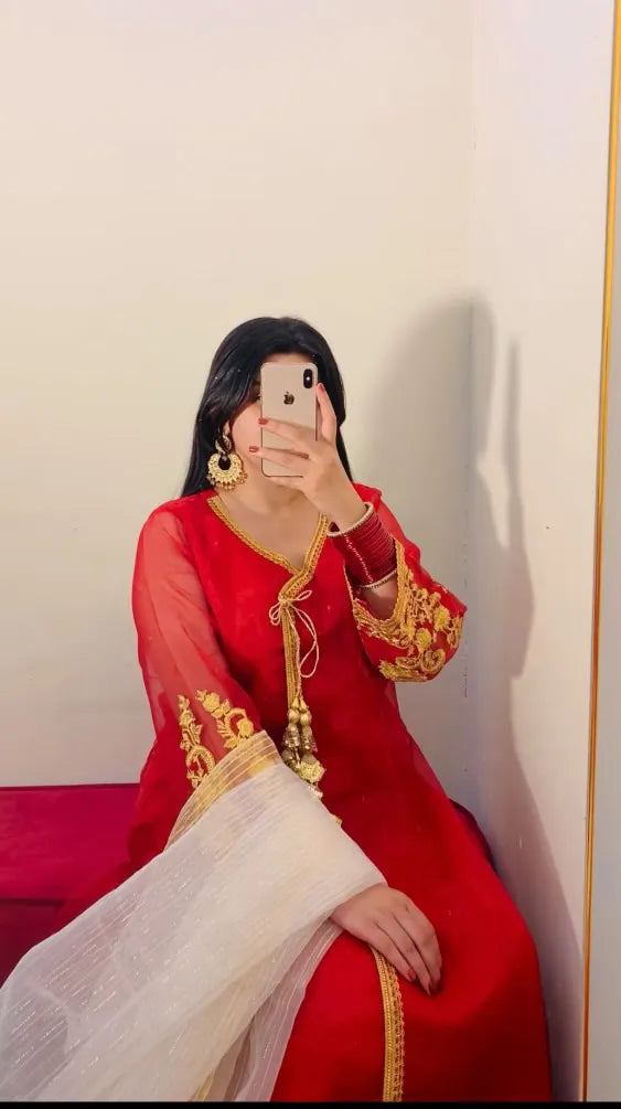 Laurex Embroidered Angrakha