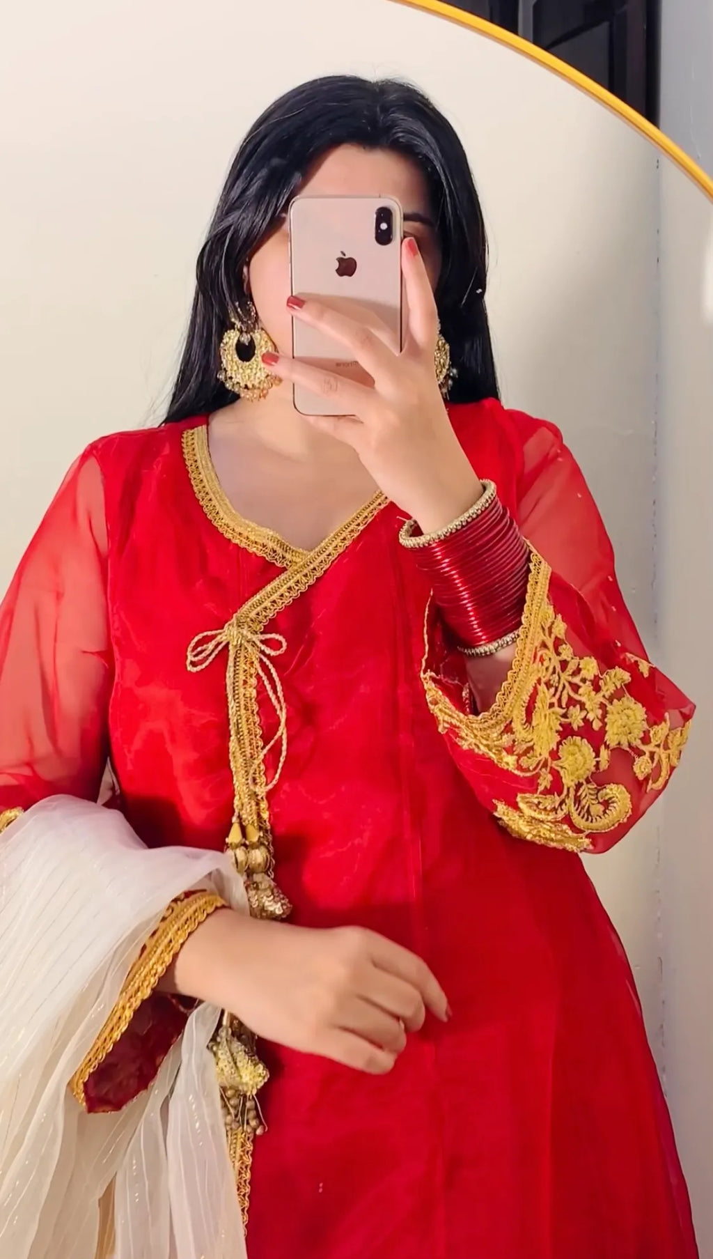 Laurex Embroidered Angrakha