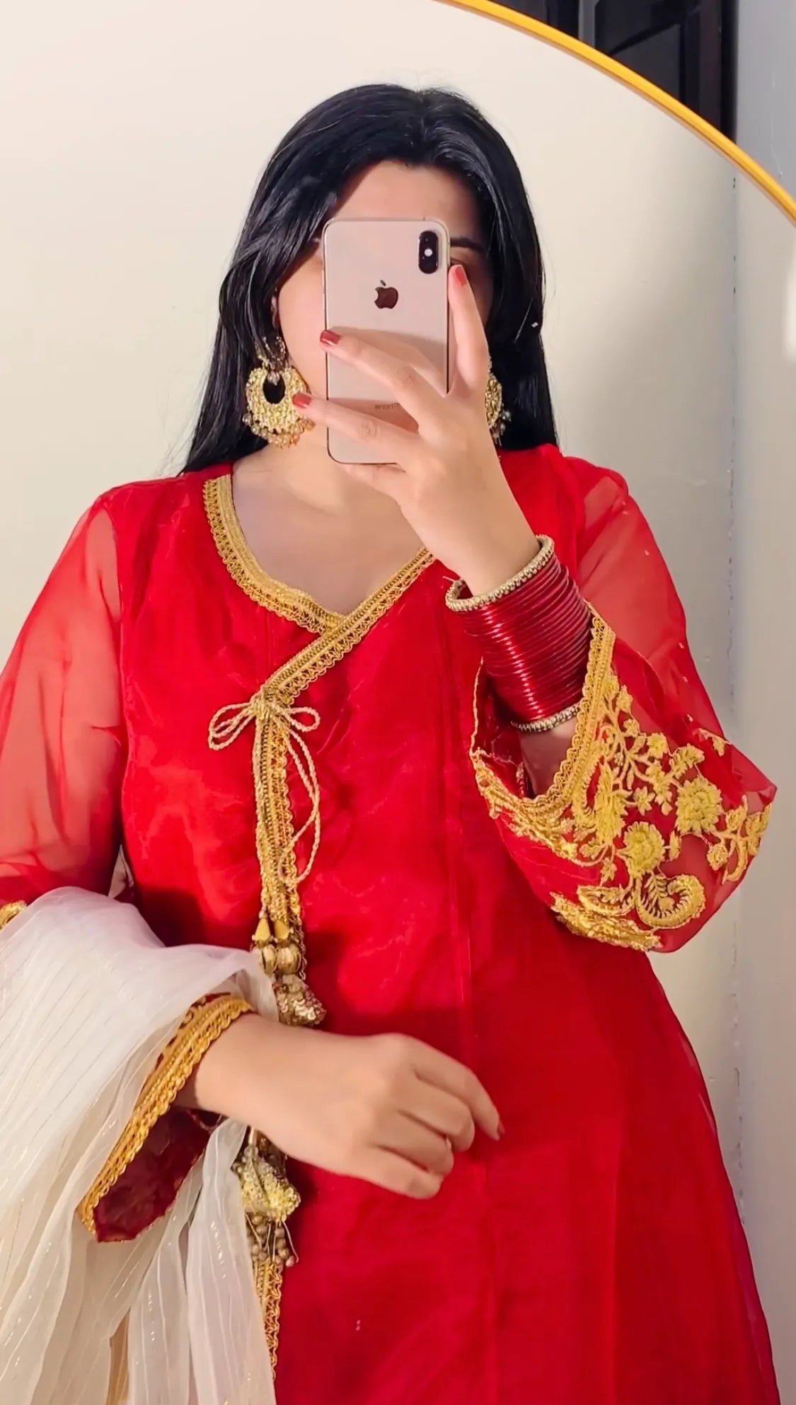 Laurex Embroidered Angrakha