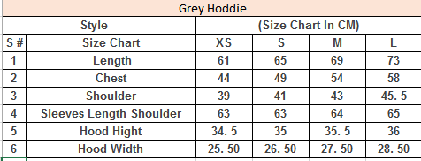 Zipper Hoodie Grey