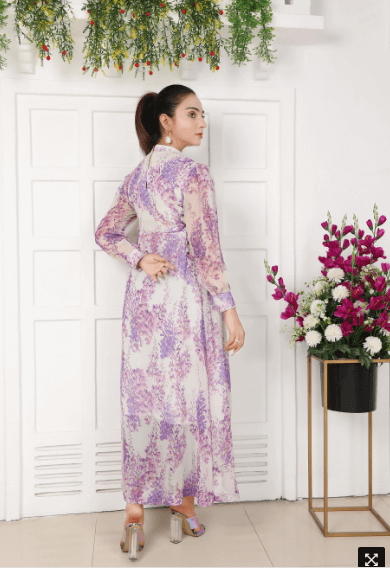 Ella Lilac Chiffon