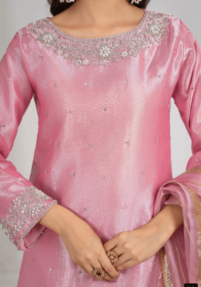 Farshi gharara Pink