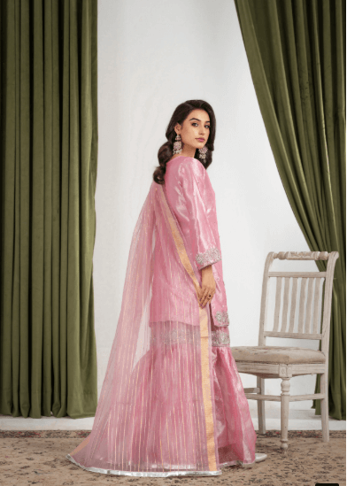 Farshi gharara Pink