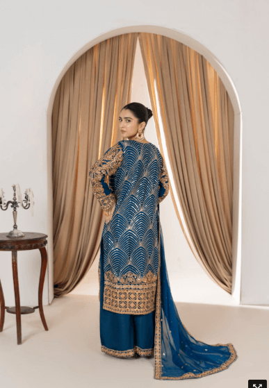 Elara Bloom Zinc Blue