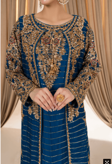 Elara Bloom Zinc Blue