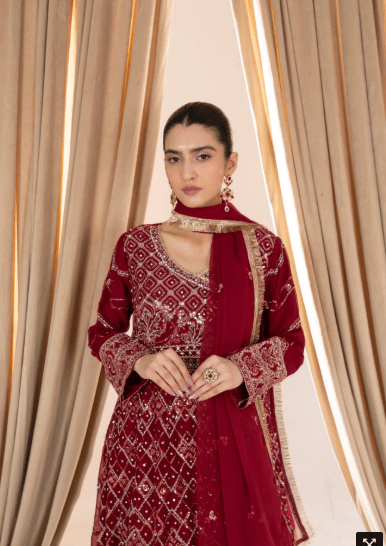 Ameera Deep Maroon