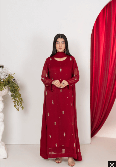 Jasmine Deep Maroon