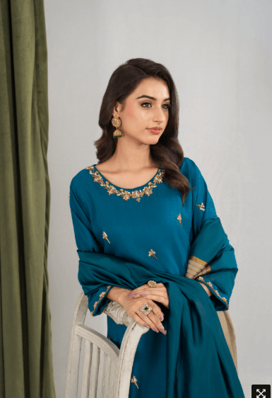 IZEL 2 Raw Silk Zinc Blue